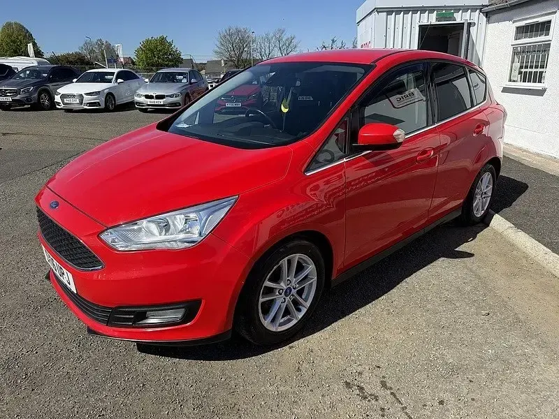 Second-hand Ford C-MAX Zetec 125 CP (91 kW) 2016 Roșu Monovolum