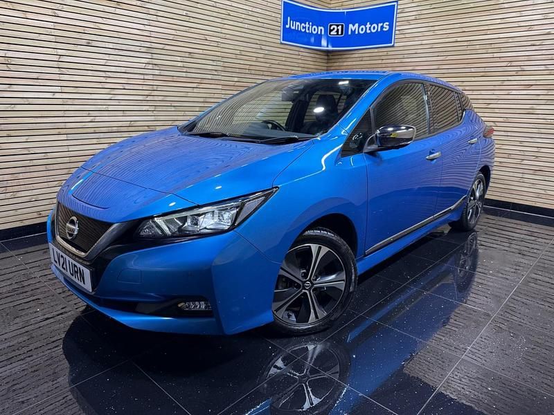Used Nissan Leaf Tekna 160 kW (218 HP) 2021 Blue Hatchback