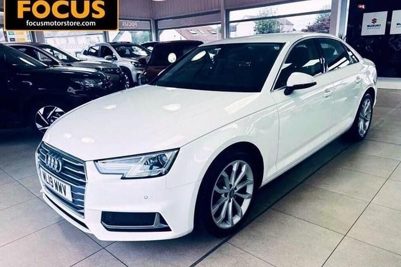 White Used 2019 Audi A4 Sport Sedan | £14,499 (Good price) - Image 1/1
