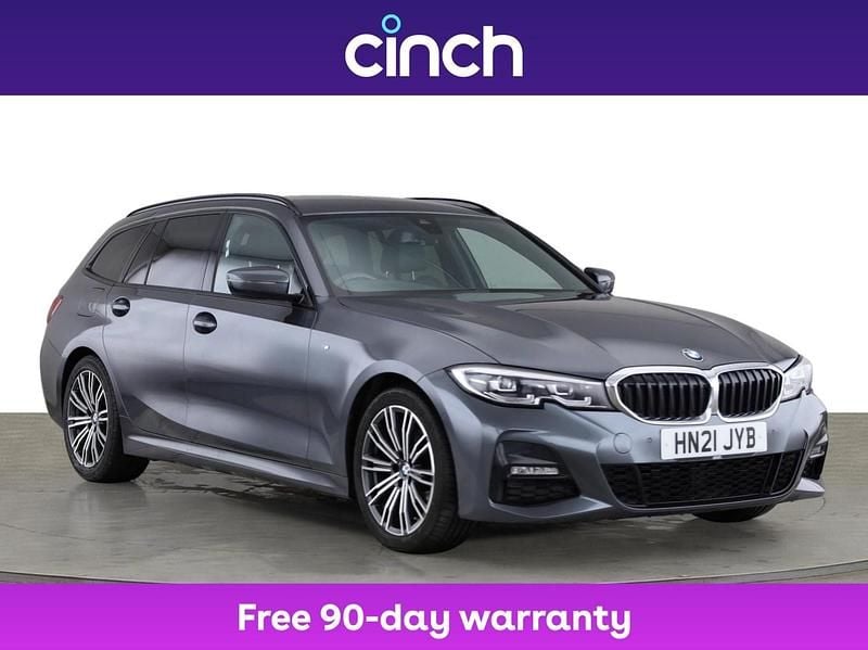 Grey Used 2021 BMW 320 M Sport Estate | £21,949 (Good price) - Image 1/4