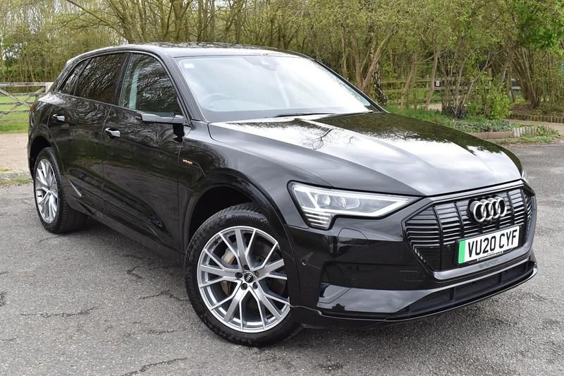 Used Audi e-tron Comfort 300 kW (408 HP) 2020 Black SUV