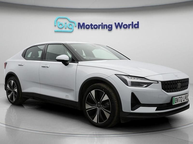 Silver Used 2022 Polestar 2 Long Range Single Motor Hatchback | £21,200 (Good price) - Image 1/4