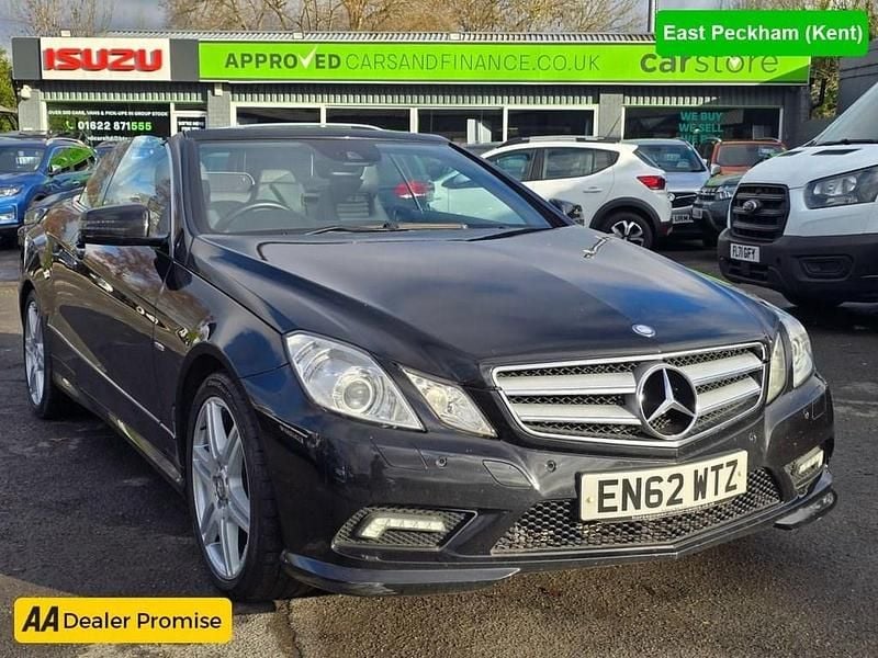Used Mercedes E250 2013 Black Cabriolet