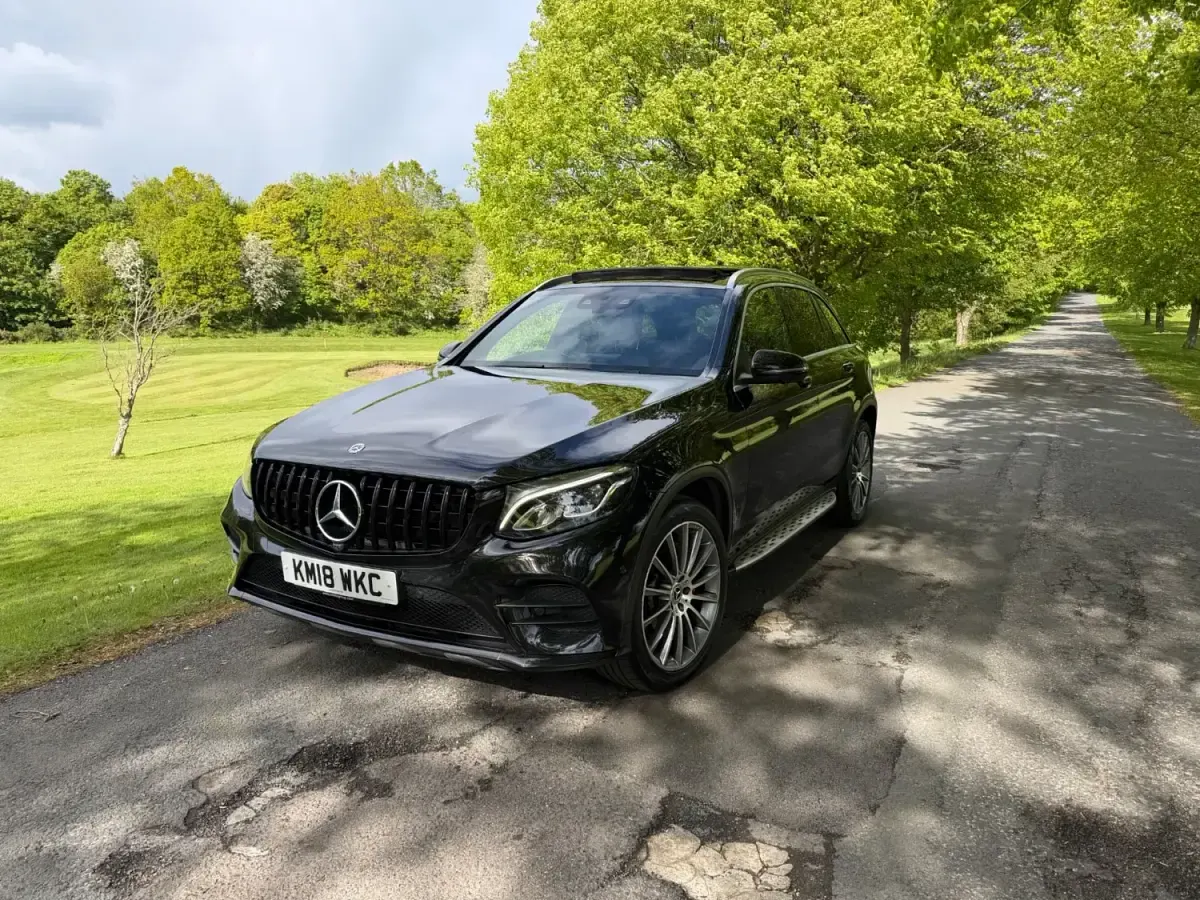 Usado Mercedes GLC250 AMG line 2018 Preto Carrinha