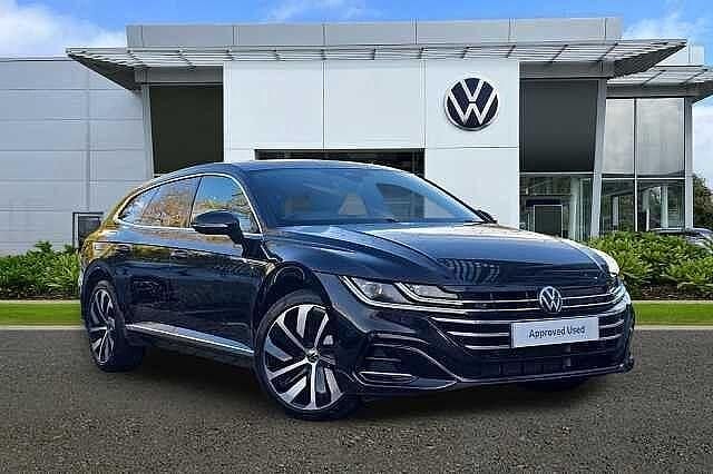Black Used 2024 VW Arteon R-line Estate | £26,246 (Fair price) - Image 1/4