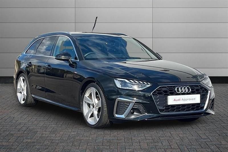Mythos black Used 2023 Audi A4 S-Line Estate | £27,350 (A bit pricey) - Image 1/4