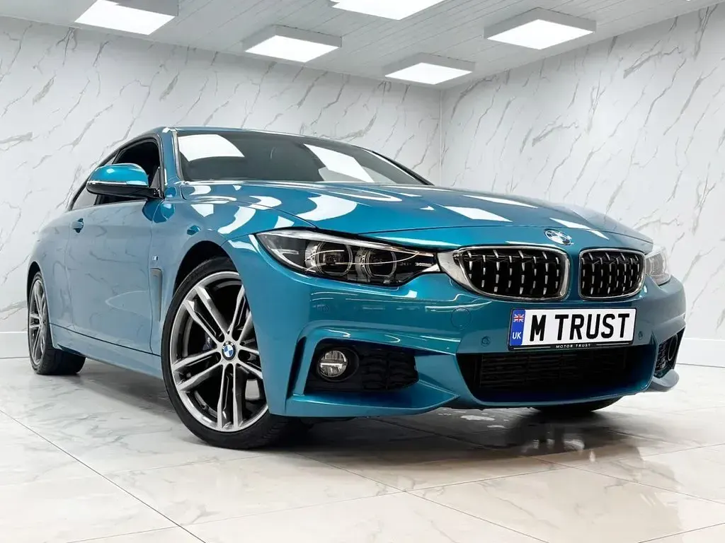 Used BMW 420 M Sport 190 HP (139 kW) 2018 Blue Coupe