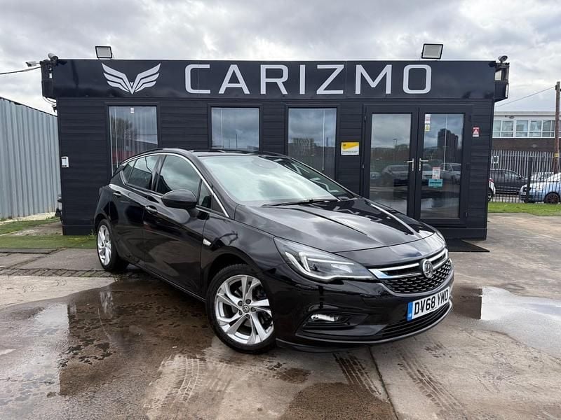 Used Vauxhall Astra SRi 200 HP (147 kW) 2018 Black Hatchback