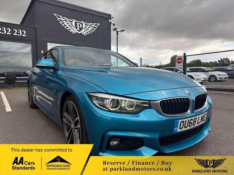 Blue Used 2018 BMW 420 M Sport Coupe | £13,695 (Fair price) - Image 1/4