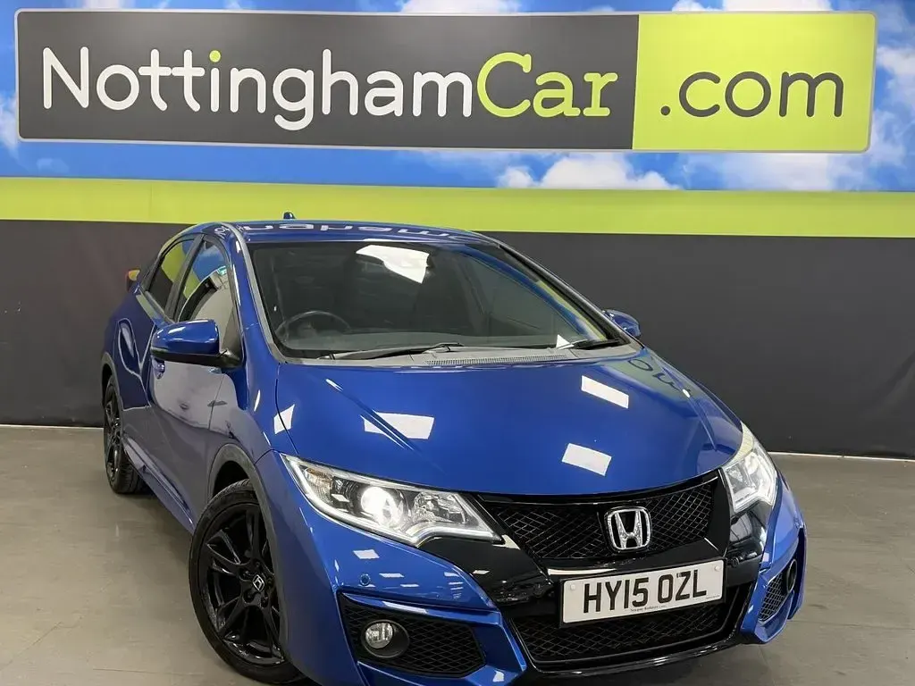 Used Honda Civic Sport 120 HP (88 kW) 2015 Blue Hatchback