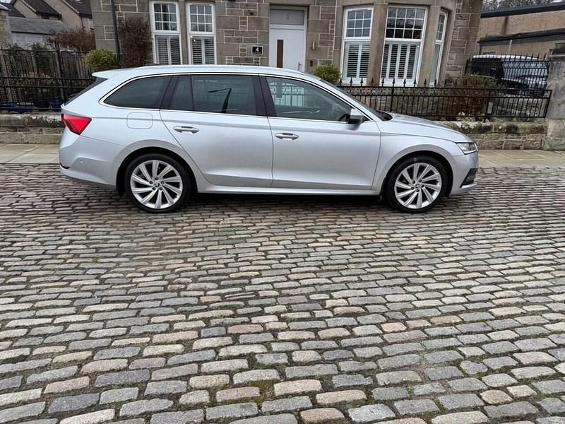 Used Skoda Octavia SE L First Edition 150 HP (110 kW) 2020 Silver Estate