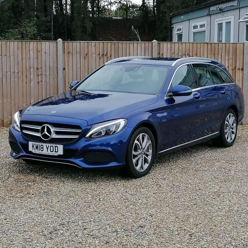 Blue Used 2018 Mercedes C350e Estate | £12,000 (Fair price) - Image 1/4