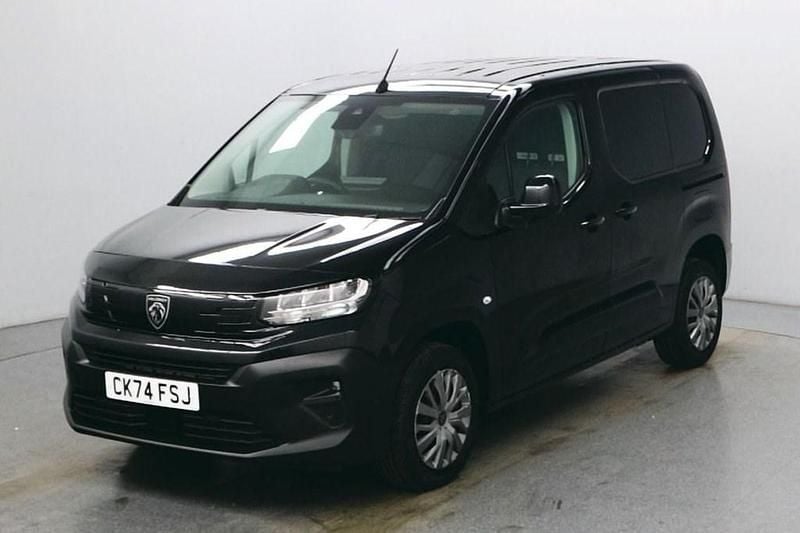 Black Used 2024 Peugeot Partner Van | £15,990 (Good price) - Image 1/4