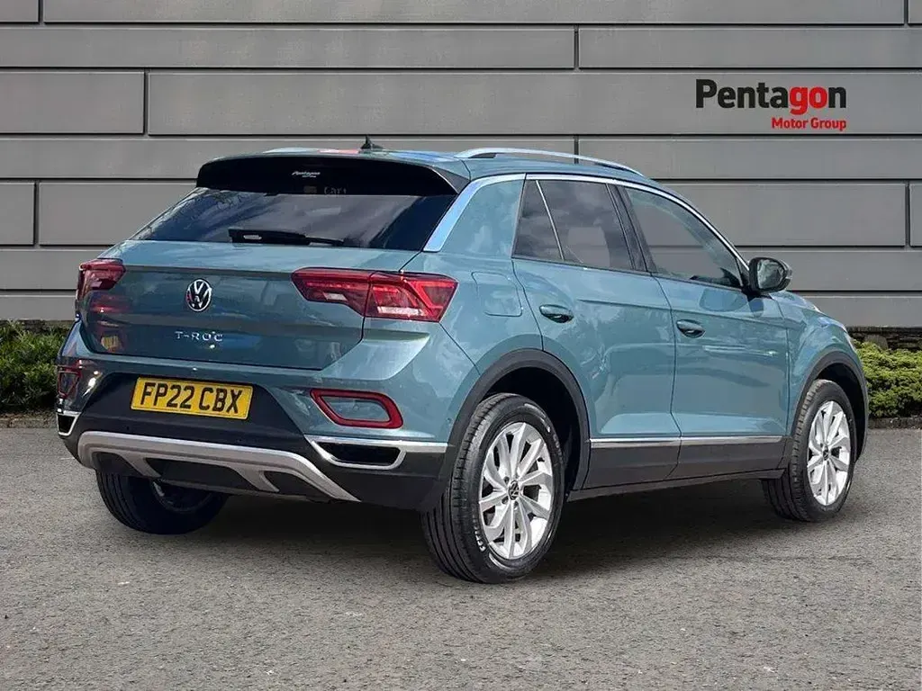 Usado VW T-Roc Style 150 CV (110 kW) 2022 Azul SUV