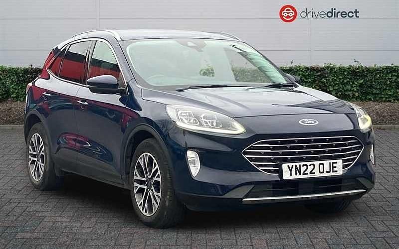 Used Ford Kuga Titanium 120 HP (88 kW) 2021 Blue SUV