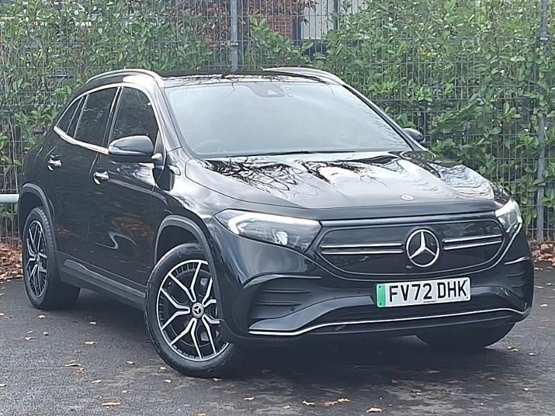 Black Used 2022 Mercedes EQA350 AMG Line Premium SUV | £26,798 (Fair price) - Image 1/4
