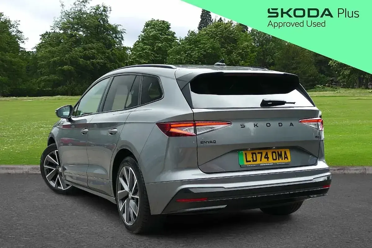 Used Skoda Enyaq iV SportlinePlus 210 kW (286 HP) 2024 Grey SUV