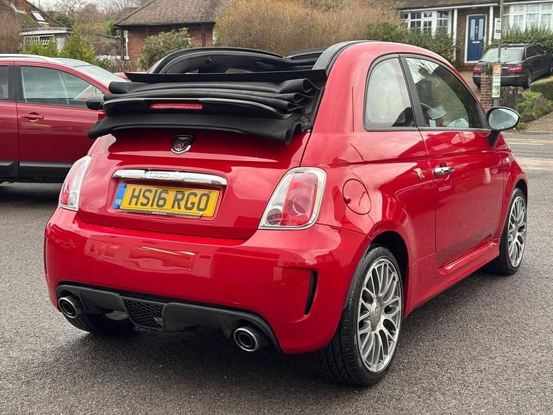 Used Abarth 595 140 HP (102 kW) 2016 Red Cabriolet