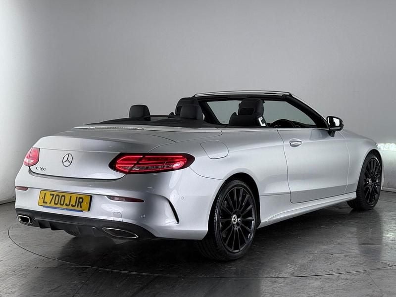 Used Mercedes C300 AMG line 2021 Silver Cabriolet