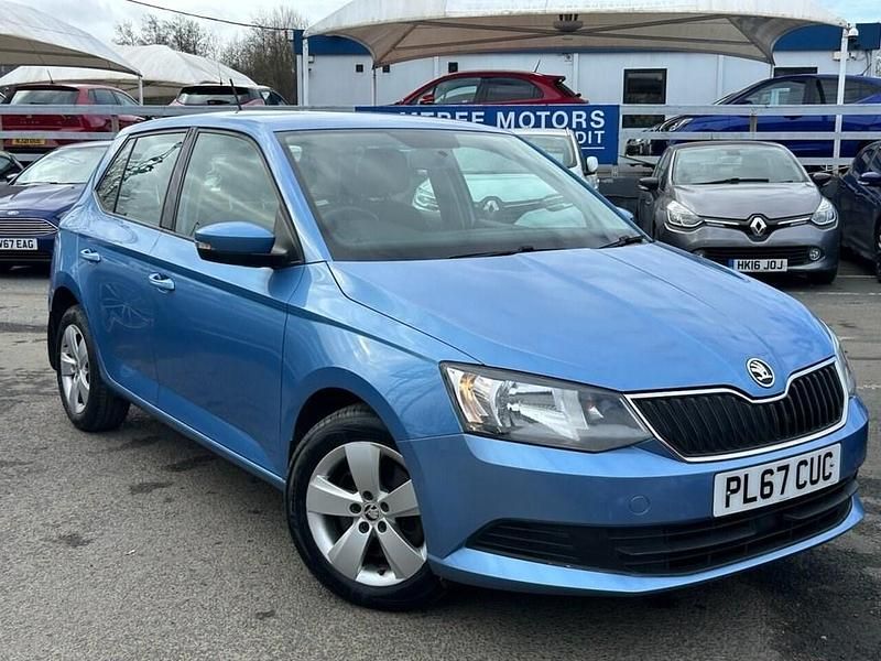 Used Skoda Fabia SE 110 HP (80 kW) 2018 Blue Hatchback