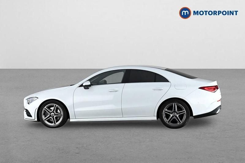 Used Mercedes CLA200 AMG line 163 HP (119 kW) 2021 White Coupe