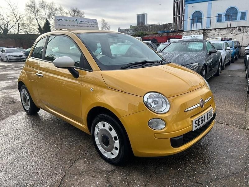 Used Fiat 500 S 69 HP (50 kW) 2015 Yellow Hatchback