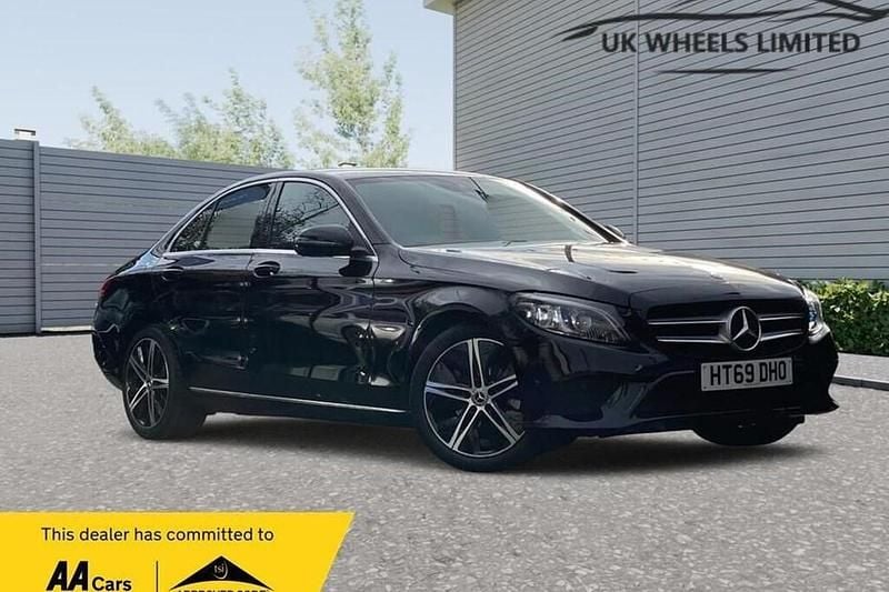 Black Used 2019 Mercedes C200 Sedan | £17,690 (Good price) - Image 1/1