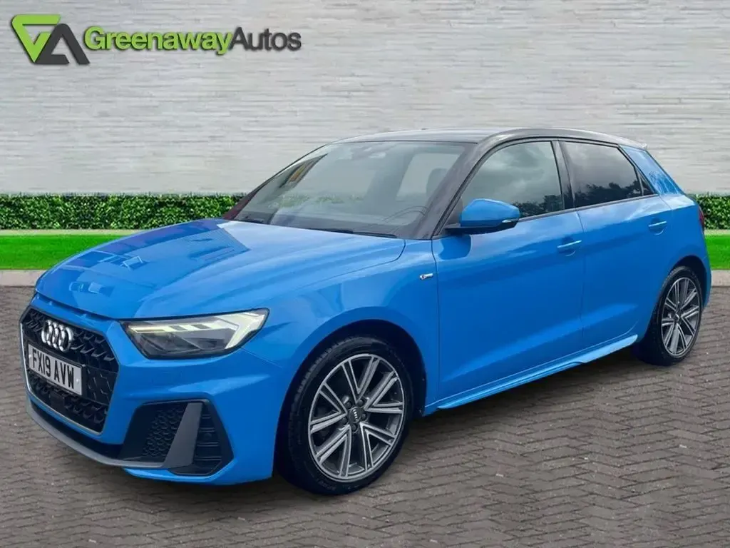 Used Audi A1 Sportback S-Line 150 HP (110 kW) 2019 Blue Hatchback