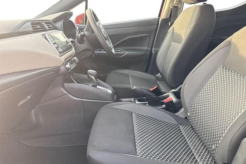 Used Nissan Micra Acenta 92 HP (67 kW) 2021 Red Hatchback