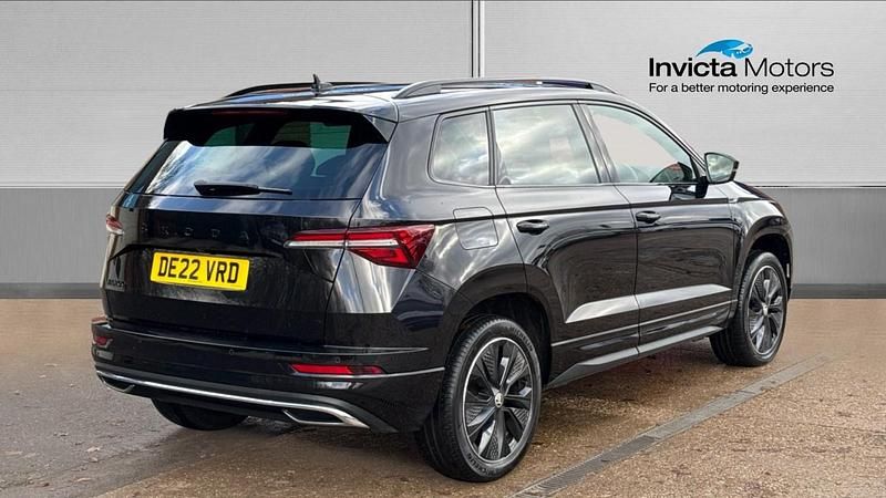 Used Skoda Karoq SportLine 150 HP (110 kW) 2022 Black SUV