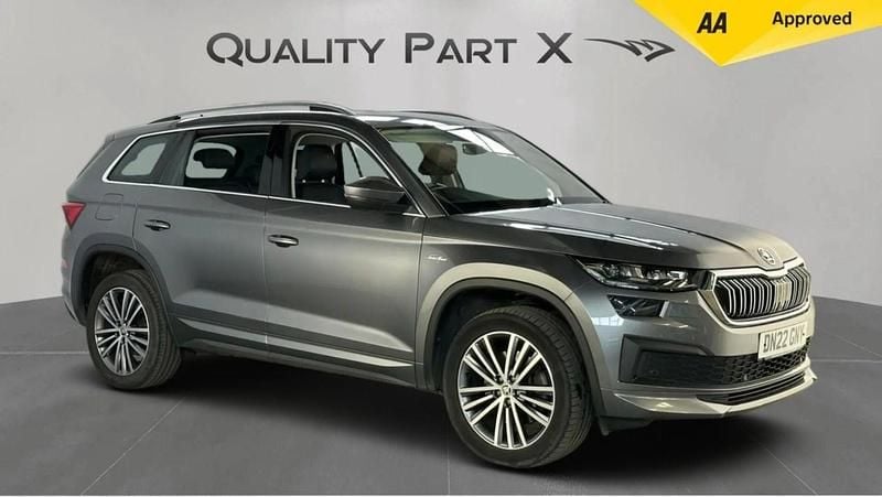 Grey Used 2022 Skoda Kodiaq LAURIN & KLEMENT SUV | £19,980 (Super price) - Image 1/4