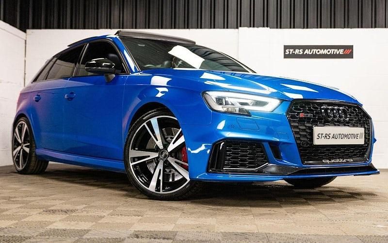 Used Audi RS3 Comfort 400 HP (294 kW) 2017 Blue Sedan