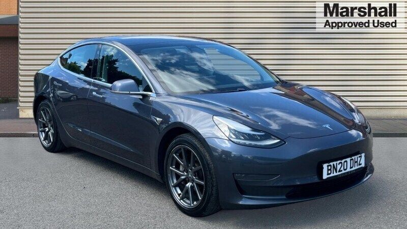 Grey Used 2020 Tesla Model 3 Long Range Sedan | £14,602 (Fair price) - Image 1/4