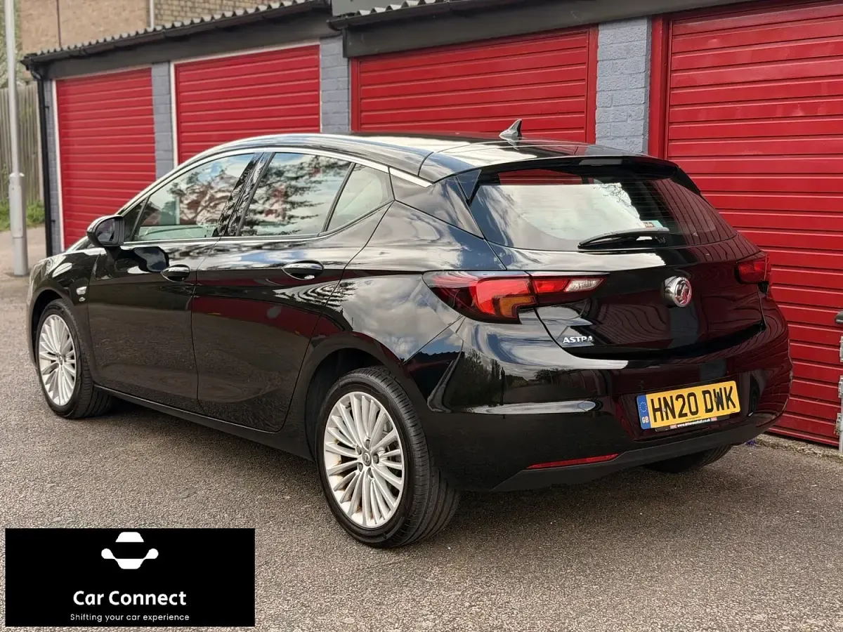 Used Vauxhall Astra Elite 122 HP (89 kW) 2020 Black Hatchback