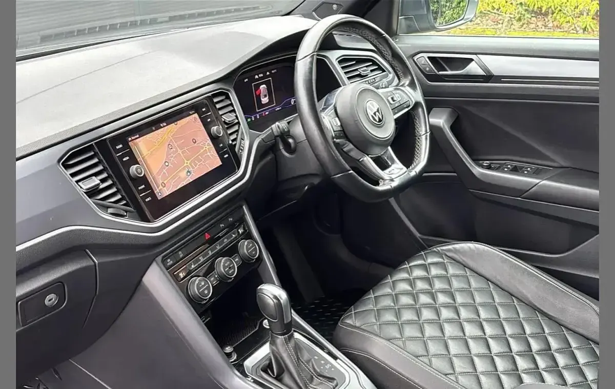 Used VW T-Roc Cabriolet R-line 150 HP (110 kW) 2021 Grey Cabriolet