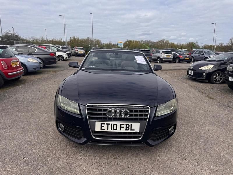 Begagnad Audi A5 Cabriolet S-Line 160 HK (117 kW) 2010 Blå Cab