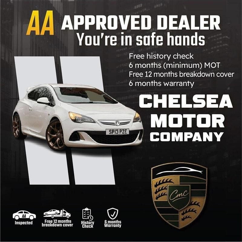 Used Vauxhall Astra GTC 2013 White Hatchback