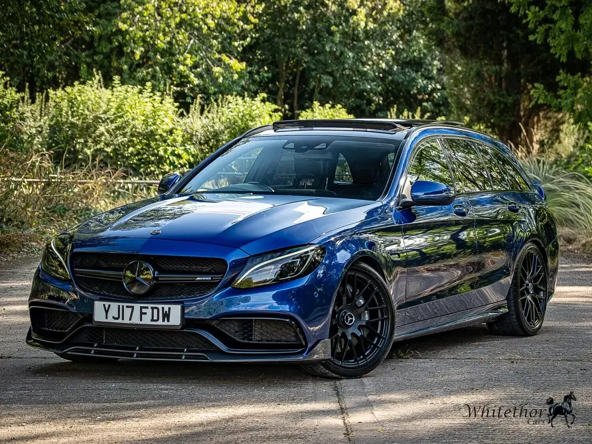Used Mercedes C63 AMG Premium 2017 Blue Estate
