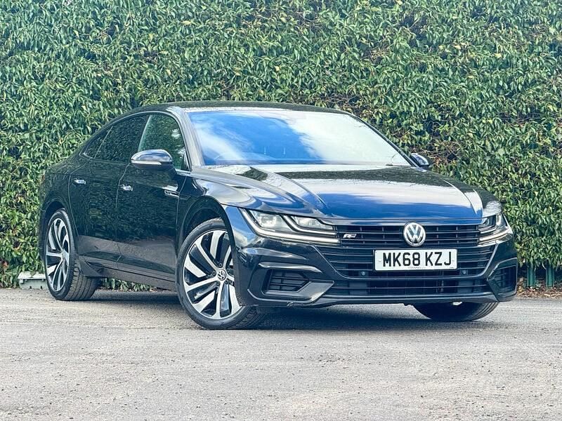 Used VW Arteon R-line 150 HP (110 kW) 2018 Black Hatchback