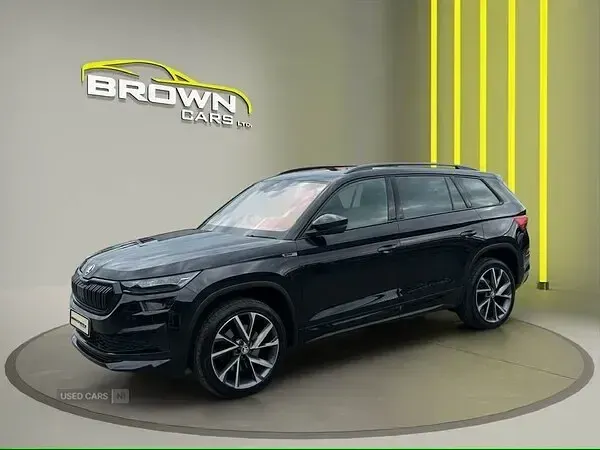Used Skoda Kodiaq SportLine 150 HP (110 kW) 2021 Black SUV