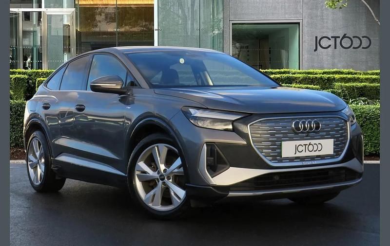 Grey Used 2023 Audi Q4 Sportback e-tron S-Line SUV | £24,399 (Fair price) - Image 1/4