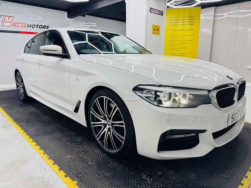White Used 2017 BMW 540 M Sport Sedan | £19,999 (Fair price) - Image 1/4