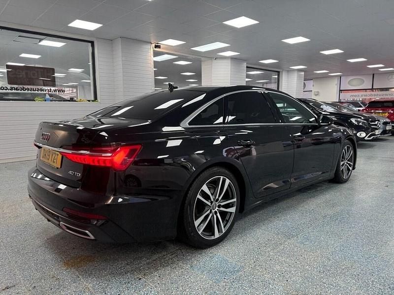 Used Audi A6 S-Line 204 HP (150 kW) 2019 Black Sedan
