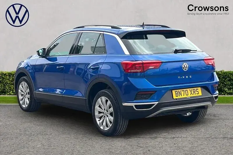 Used VW T-Roc SE 115 HP (84 kW) 2020 Ravenna blue SUV