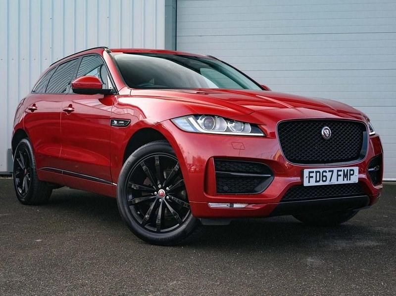 Red Used 2017 Jaguar F-Pace R-Sport SUV | £15,995 - Image 1/4
