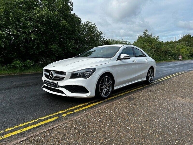White Used 2018 Mercedes CLA180 AMG line Sedan | £11,995 (Fair price) - Image 1/4