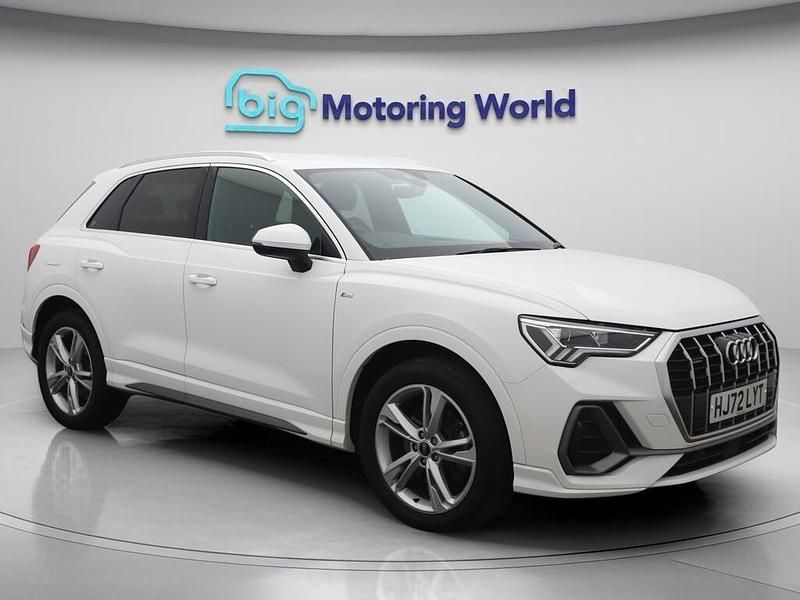 White Used 2022 Audi Q3 S-Line SUV | £29,200 (Good price) - Image 1/4