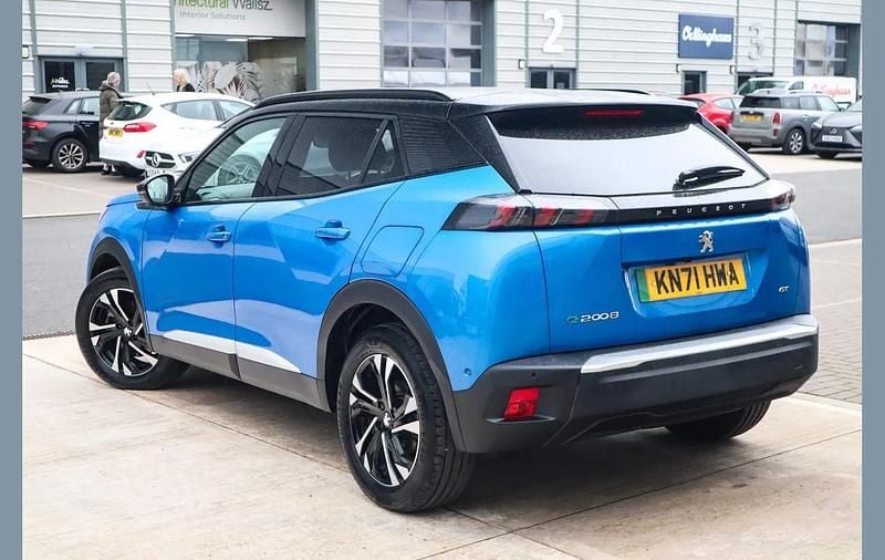 Used Peugeot e-2008 GT 100 kW (136 HP) 2022 Blue SUV