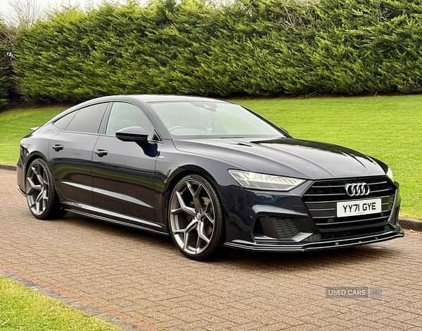 Used Audi A7 S-Line 2021 Blue Hatchback