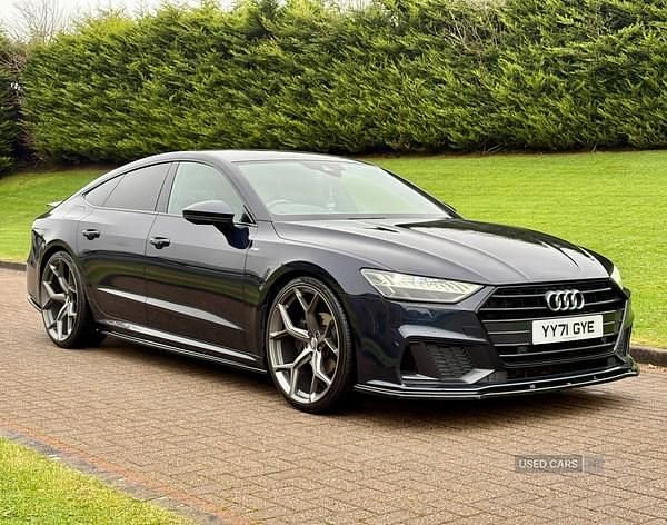 Blue Used 2021 Audi A7 S-Line Hatchback | £24,495 (Fair price) - Image 1/4